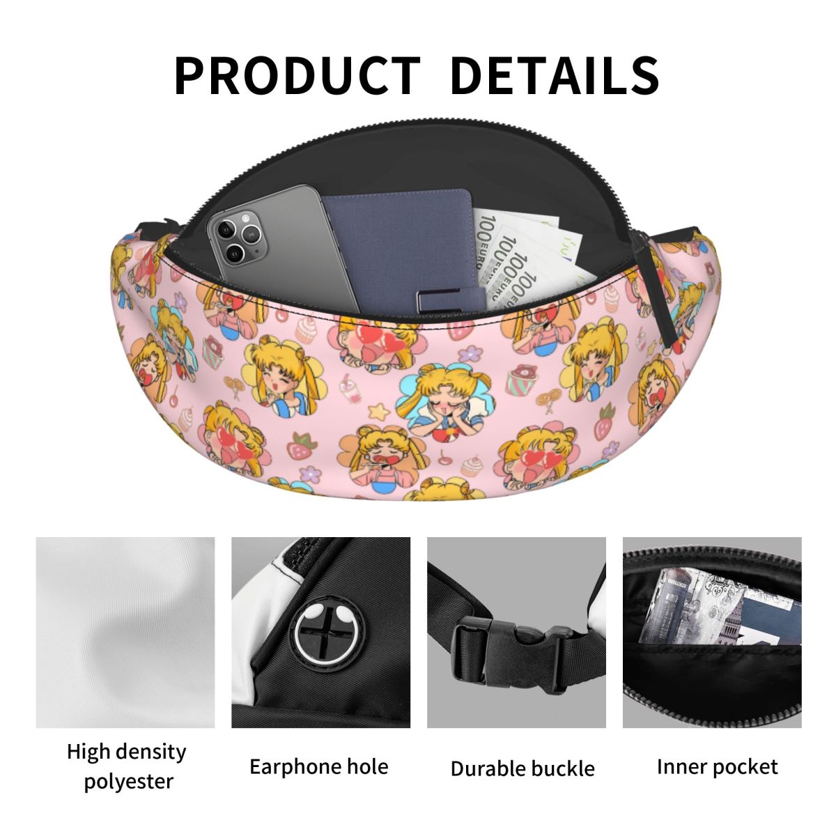 맞춤형 패션 S-Sailors M-Moons Manga - Travel Accessories Pouch For Women 리뷰 및 가격