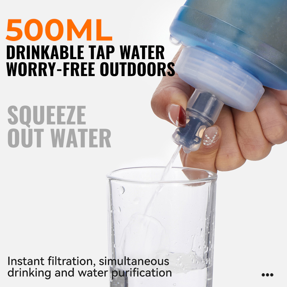 WRELS 워터 필터 병 접이식 소프트 물병 필터 포함 - Water Bottle Collapsible 리뷰 및 가격