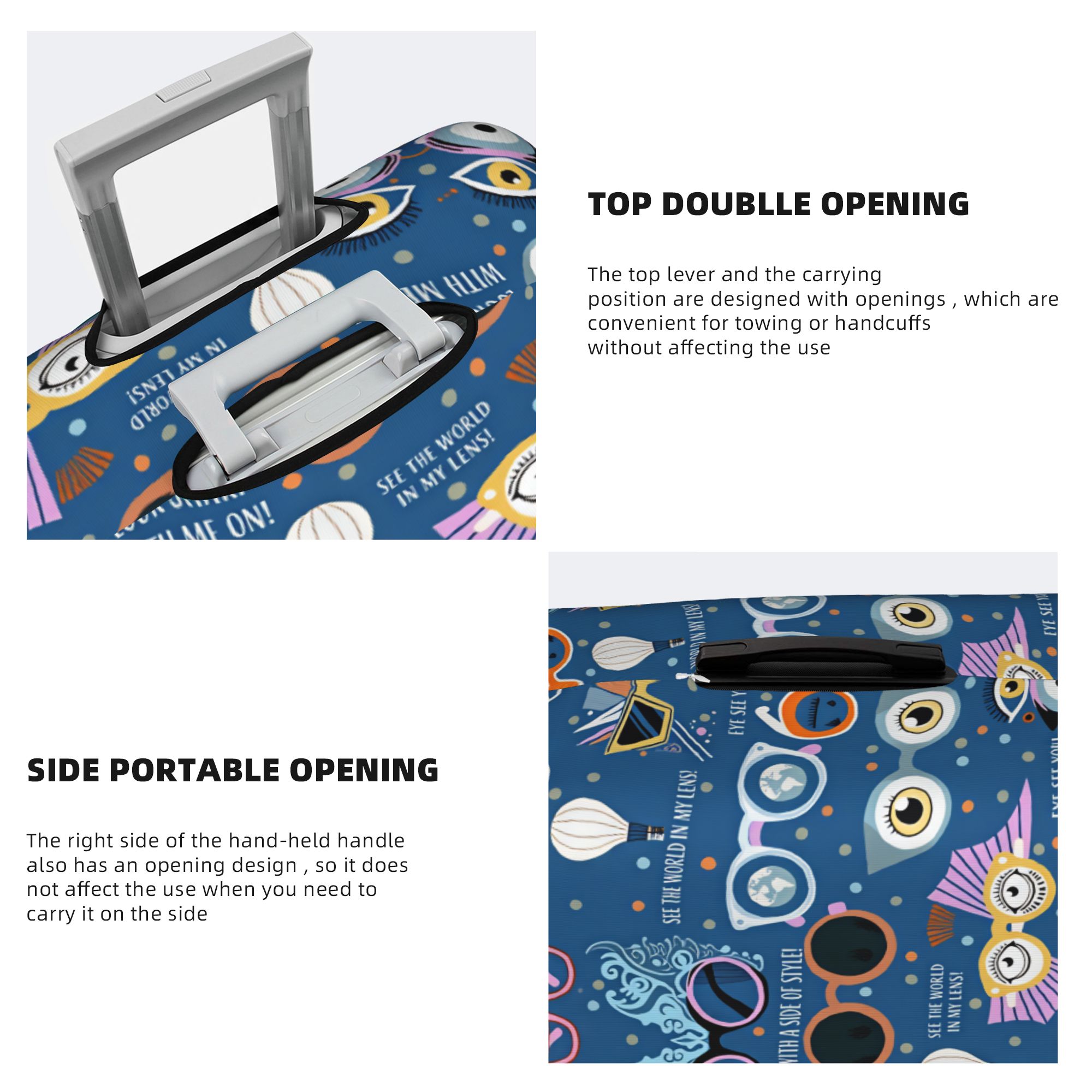 귀엽고 기발한 선글라스, 독특한 안경, 여행 가방 커버 - Quirky Travel Accessories 리뷰 및 가격