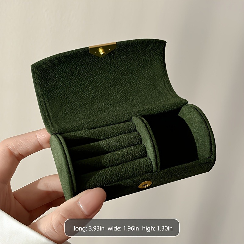 여성용 고급 벨벳 보석 보관함 – 휴대용 여행 디자인, - Travel Jewellery & Accessories Organiser 리뷰 및 가격