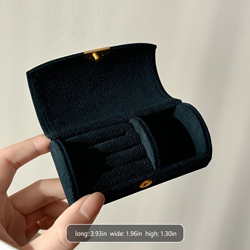 여성용 고급 벨벳 보석 보관함 – 휴대용 여행 디자인, - Travel Jewellery & Accessories Organiser 리뷰 및 가격