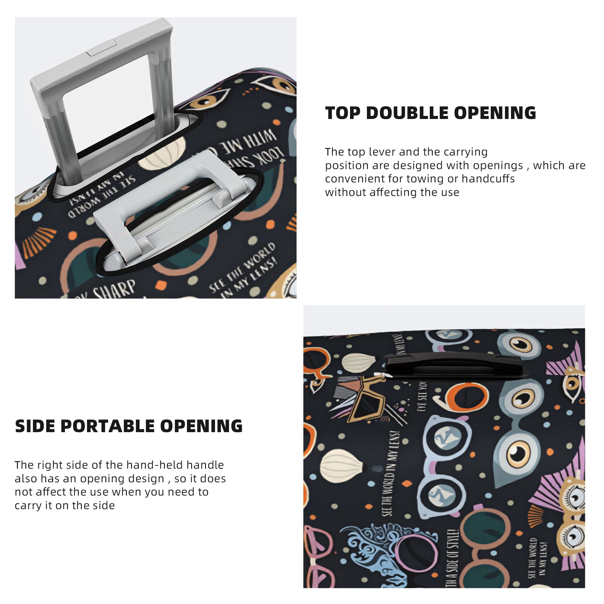 기발한 선글라스, 독특한 안경, 여행 가방 커버, 귀여 - Quirky Travel Accessories 리뷰 및 가격