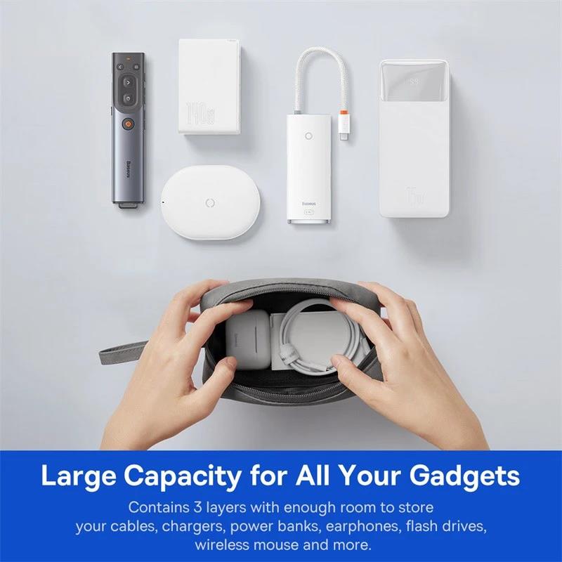 휴대용 전화 방수 가방 여행용 충전기 케이블 보관 케이 - Travel Accessories Iphone 리뷰 및 가격