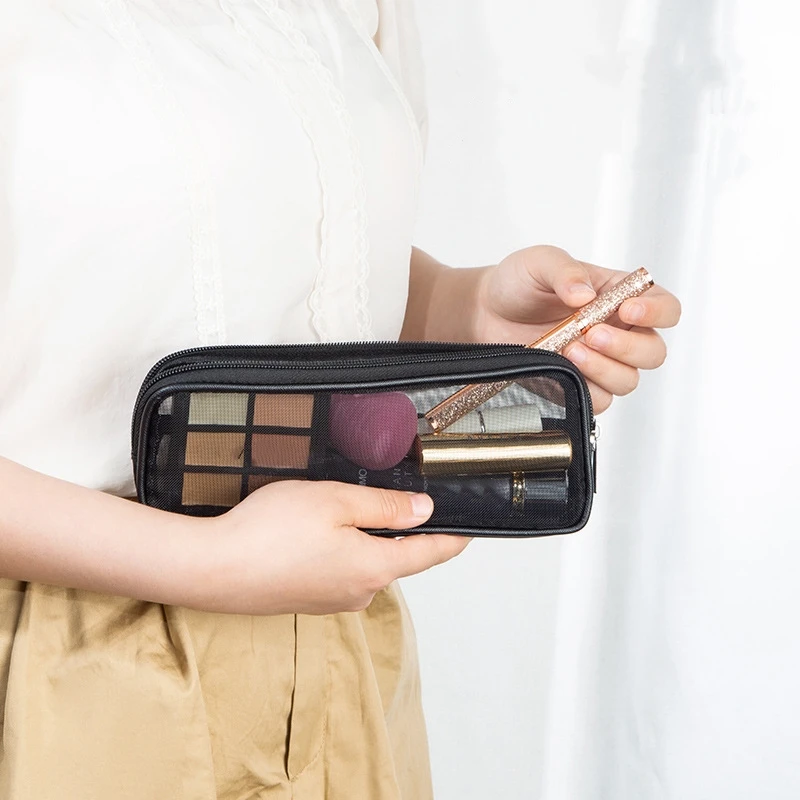 메이크업 브러쉬 여행용 케이스, 남녀 공용 화장품 파우 - Travel Accessories Pouch For Women 리뷰 및 가격