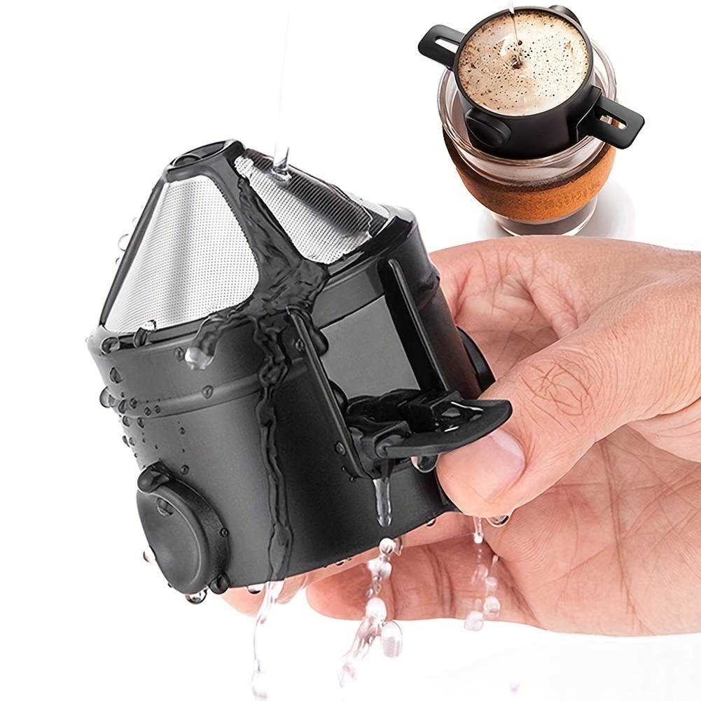커피 필터 컵 휴대용 재사용 가능한 커피 메이커 필터  - Water Bottle Collapsible 리뷰 및 가격